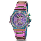 GUESS Ladies 36mm Watch - Iridescent Strap Iridescent Dial Iridescent Case