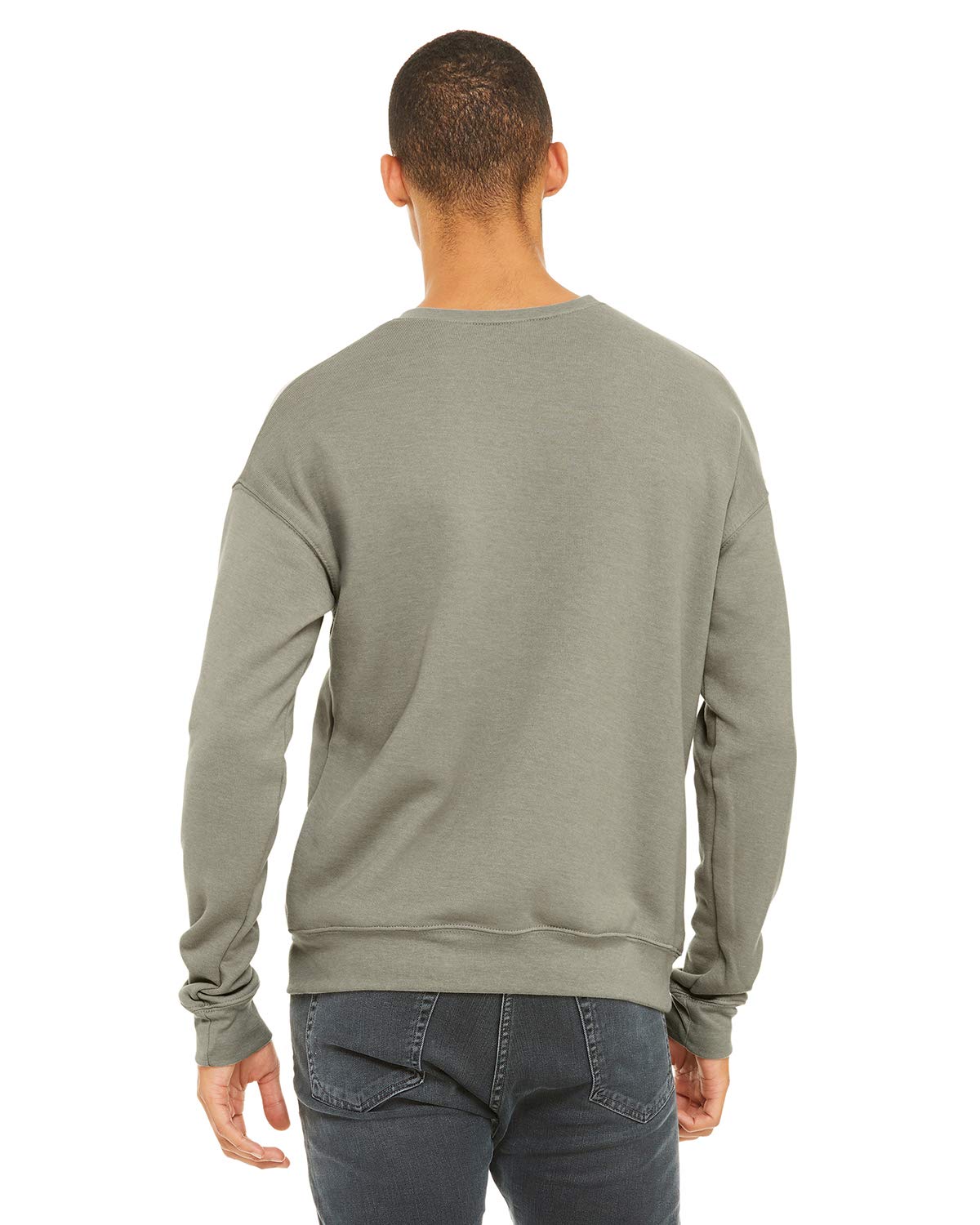 Unisex Drop Shoulder Fleece - WHITE - XS(D0102H7W942)