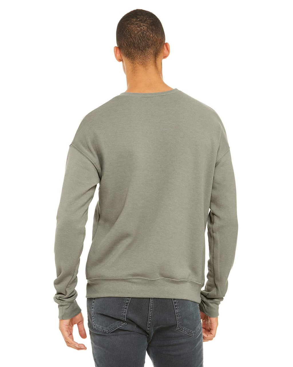 Unisex Drop Shoulder Fleece - WHITE - XS(D0102H7W9TP)