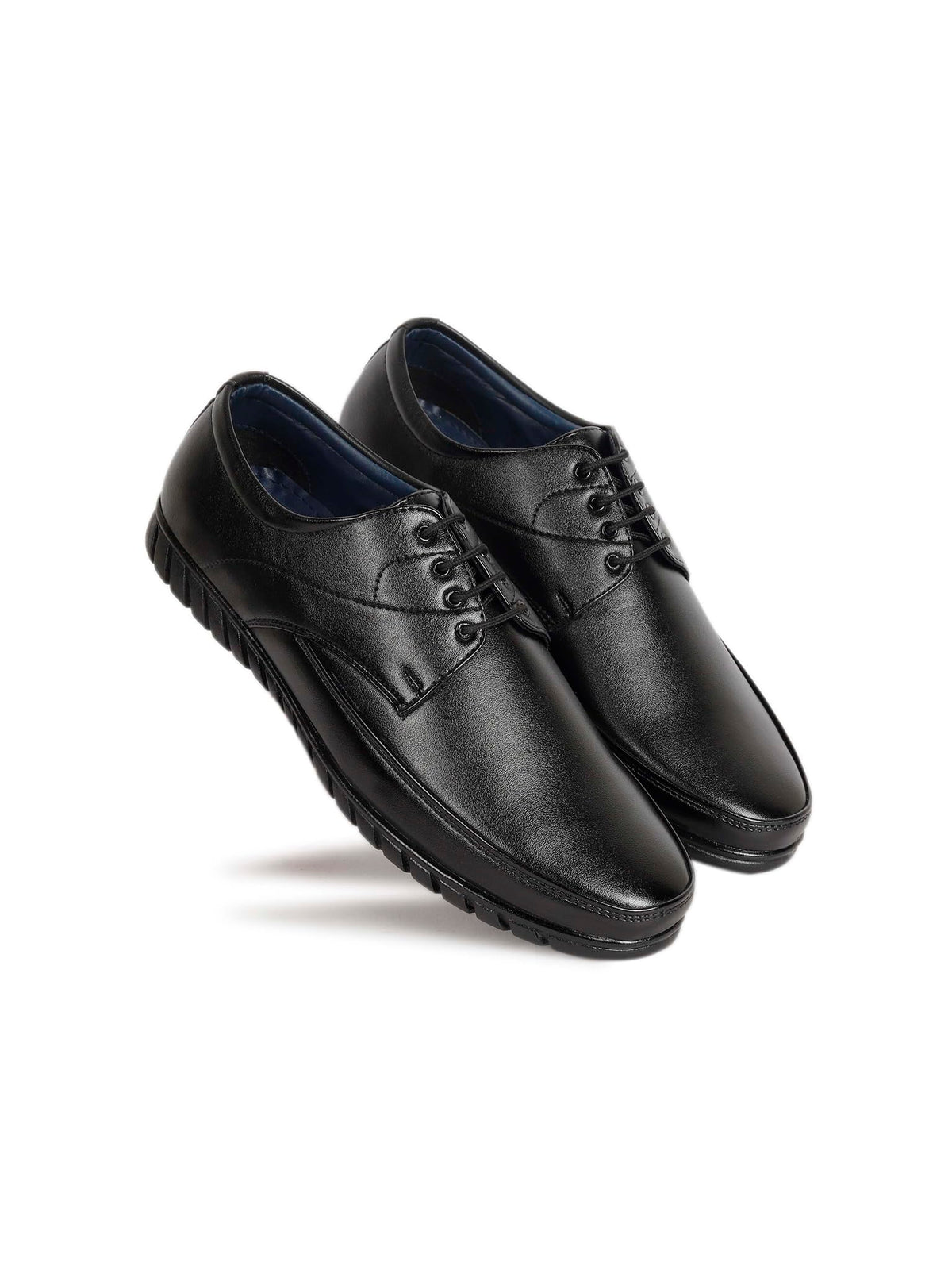 AADI Mens Black Synthetic Leather Derby Formal Shoes MRJ2169_06 6