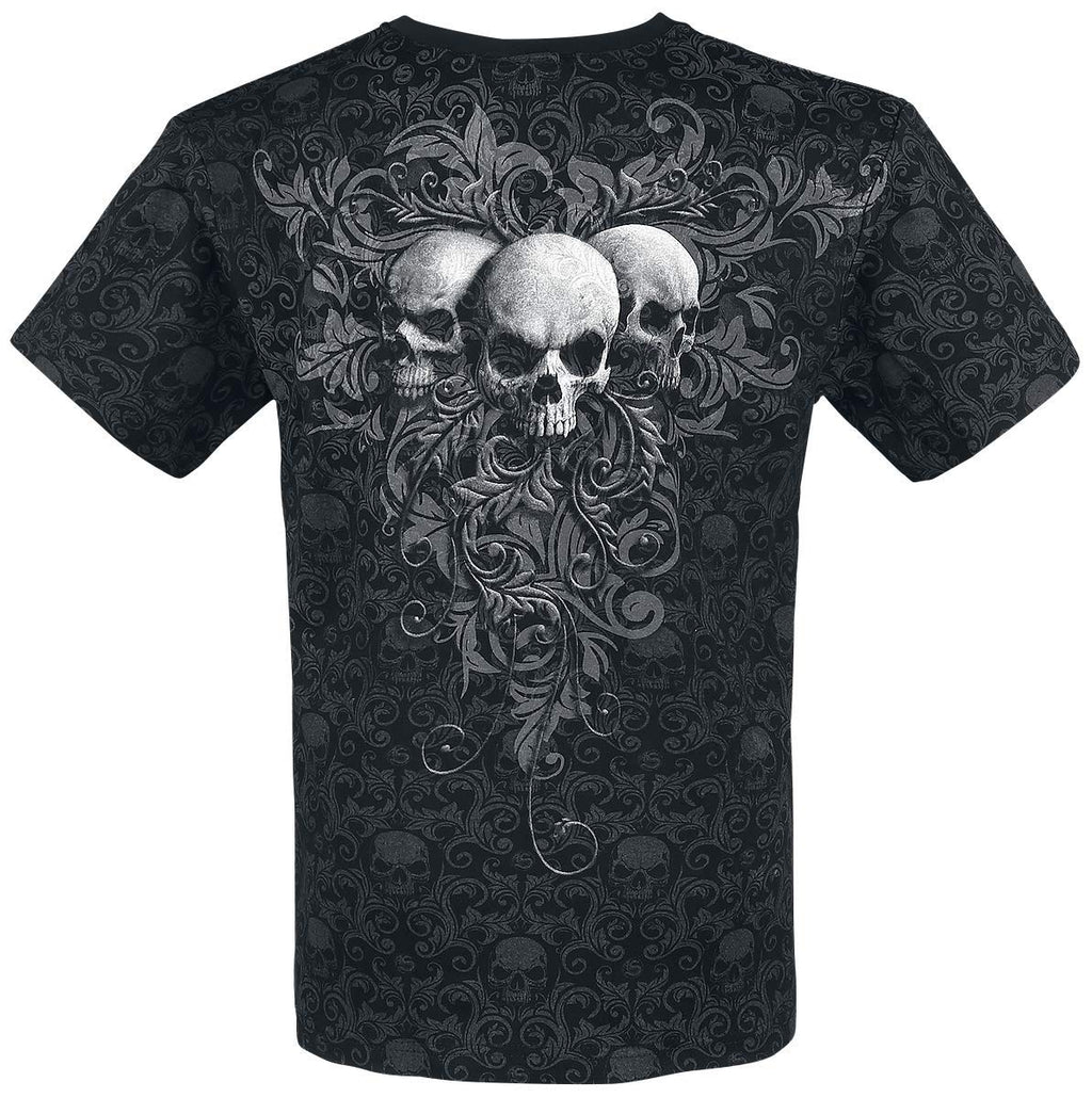 Spiral - Skull Scroll - Scroll Impression T-Shirt - S