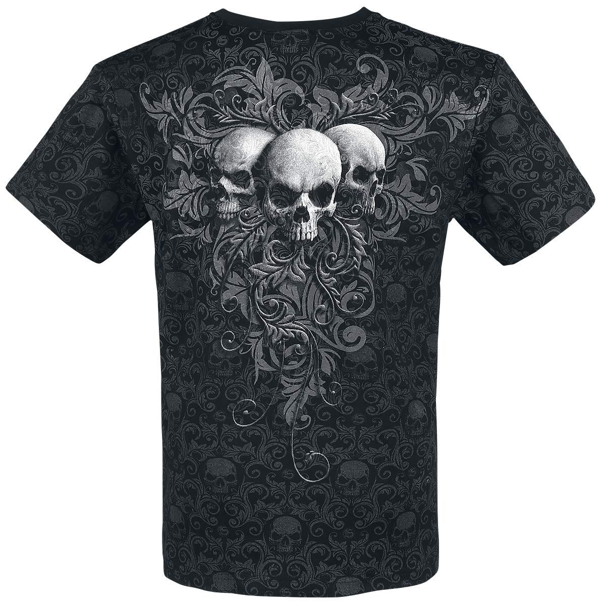 Spiral - Skull Scroll - Scroll Impression T-Shirt - S