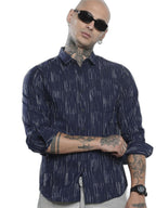 The Indian Garage Co Mens Striped Slim Fit Shirt