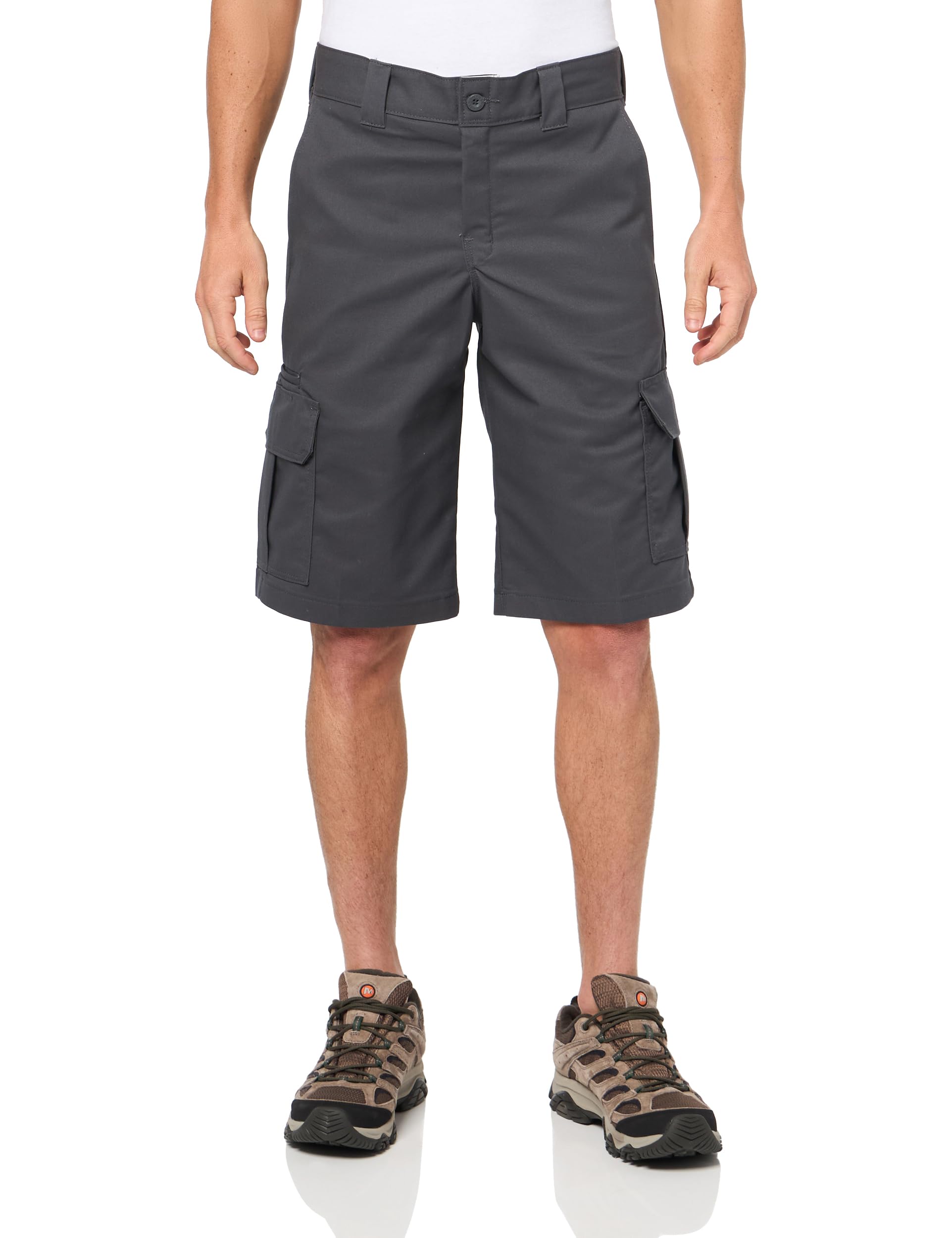 Dickies Men's Flex Relaxed Fit Cargo Shorts, 13, Charcoal
