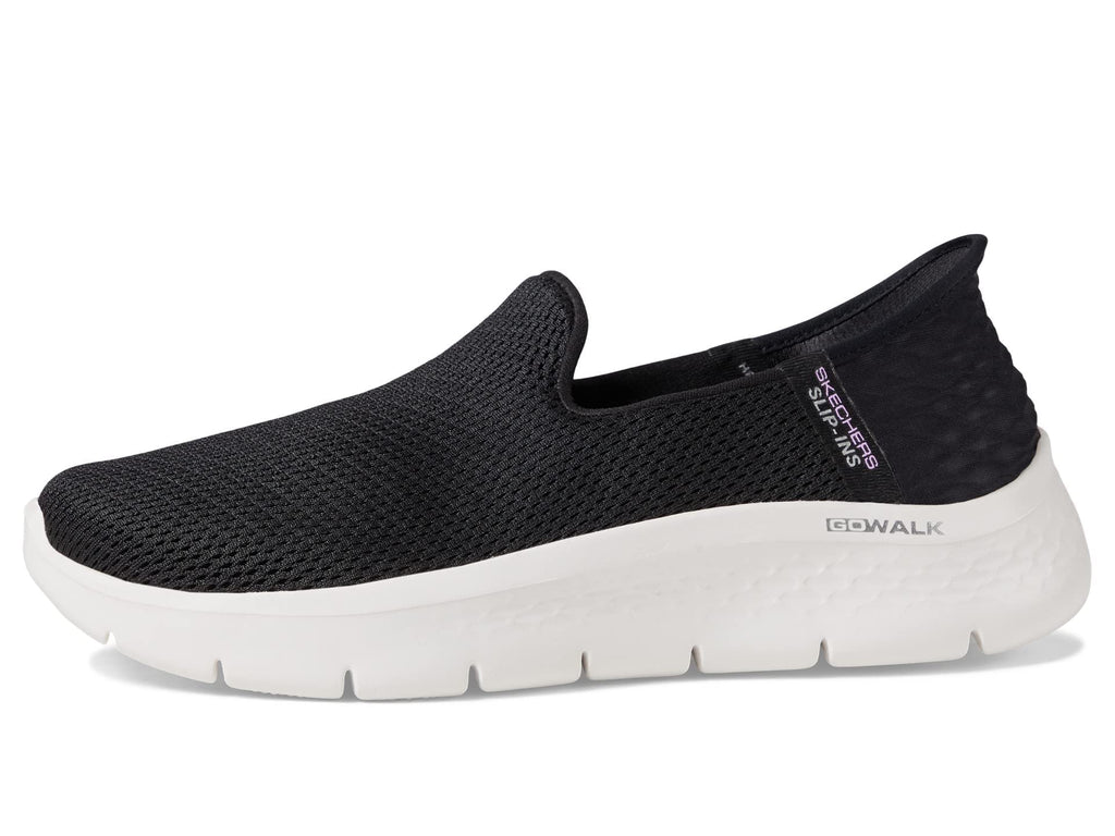 Skechers Women's Hands Free Slip-Ins Go Walk Flex-Relish Sneaker, Black/White, 9 Wide