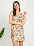 Modeve Women Multicolor Sleeveless A Line Dress