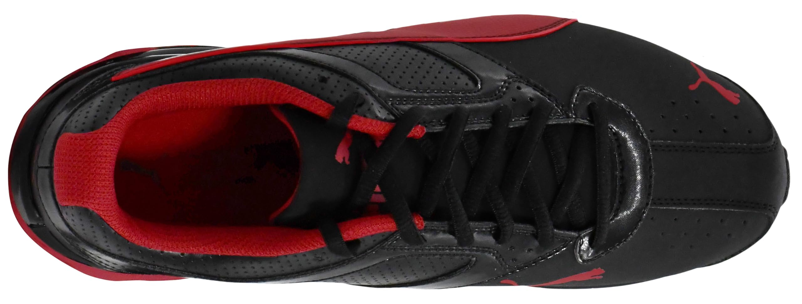 PUMA Men's Tazon 6 FM Shoes, PUMA Black/Red Dahlia, 11 M