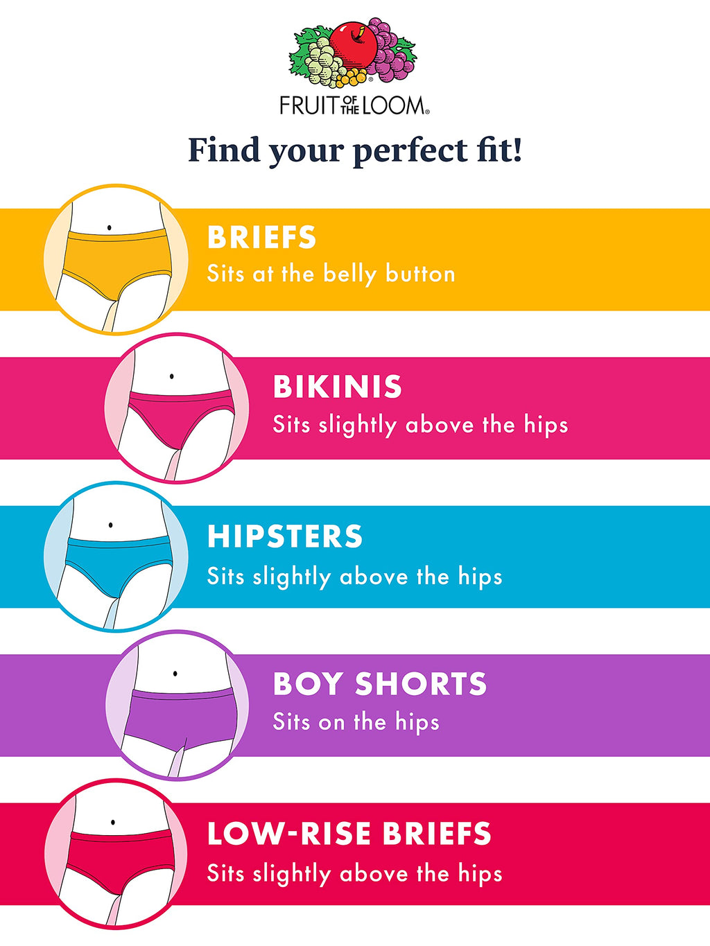 Fruit of the Loom Girls' Little Cotton Boyshort Underwear, 14 Pack-Fashion Assorted, 6