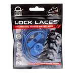 LOCK LACES (Elastic Shoelace and Fastening System) (Blue)