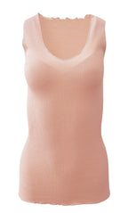 BASIC COTTON Free Spirit Premium Quality 100% Cotton Women's Tank Top. Proudly Made in Italy.
