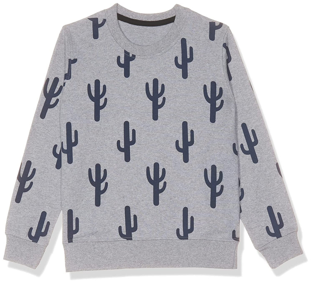 T2F Boys Cotton Printed Round Neck Sweatshirt (Pack of 2)
