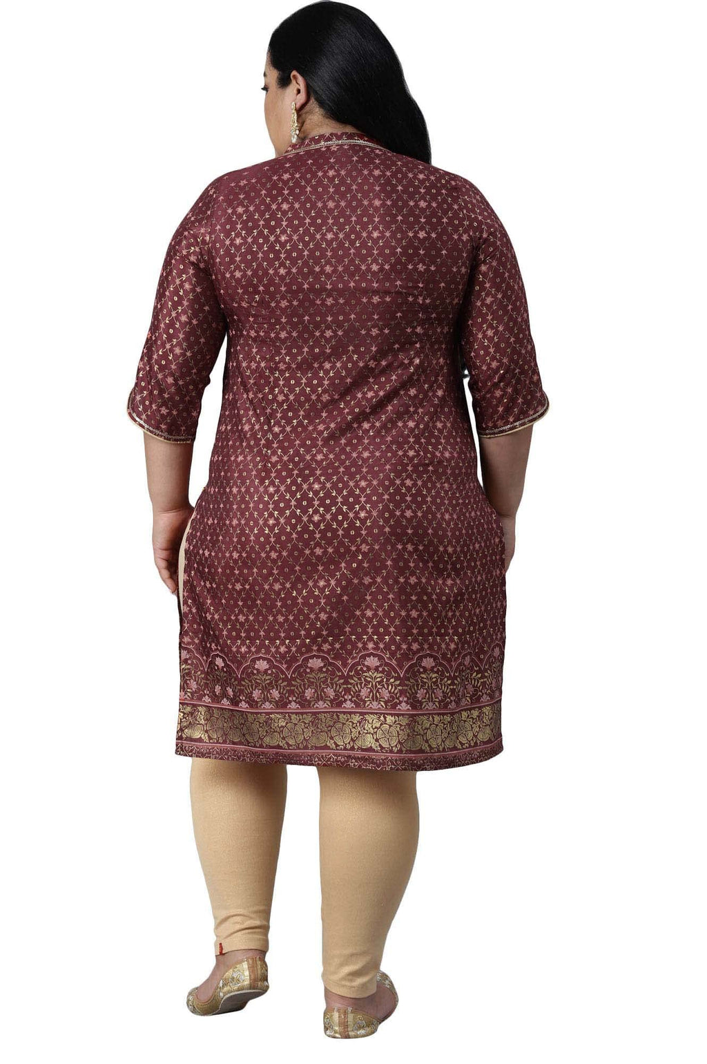 Aurelia Women Polyester Straight Kurta