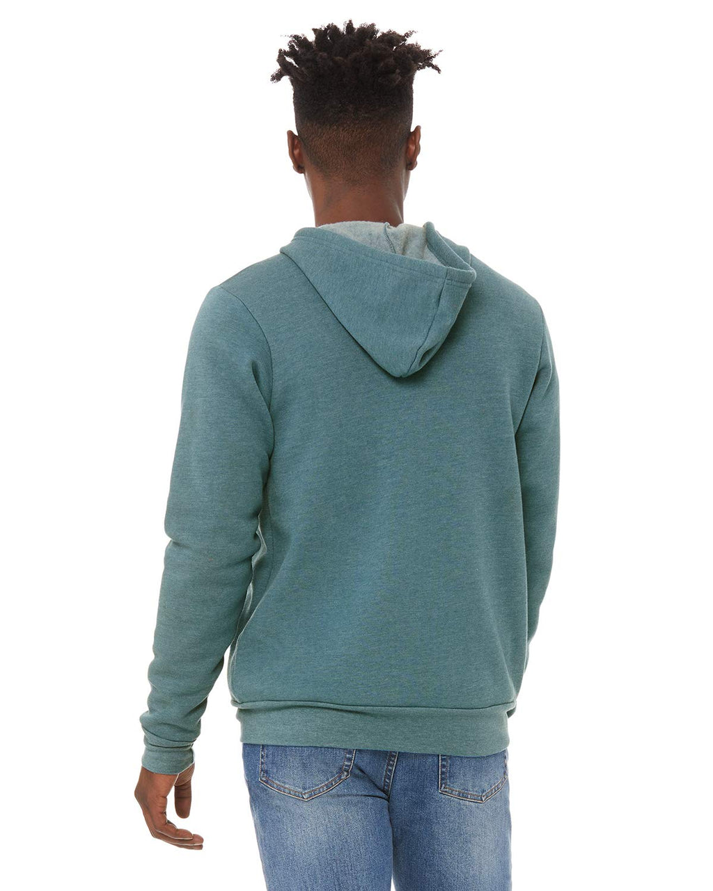Unisex Sponge Fleece Full-Zip Hooded Sweatshirt - ASPHALT - 2XL(D0102H7WMN6)