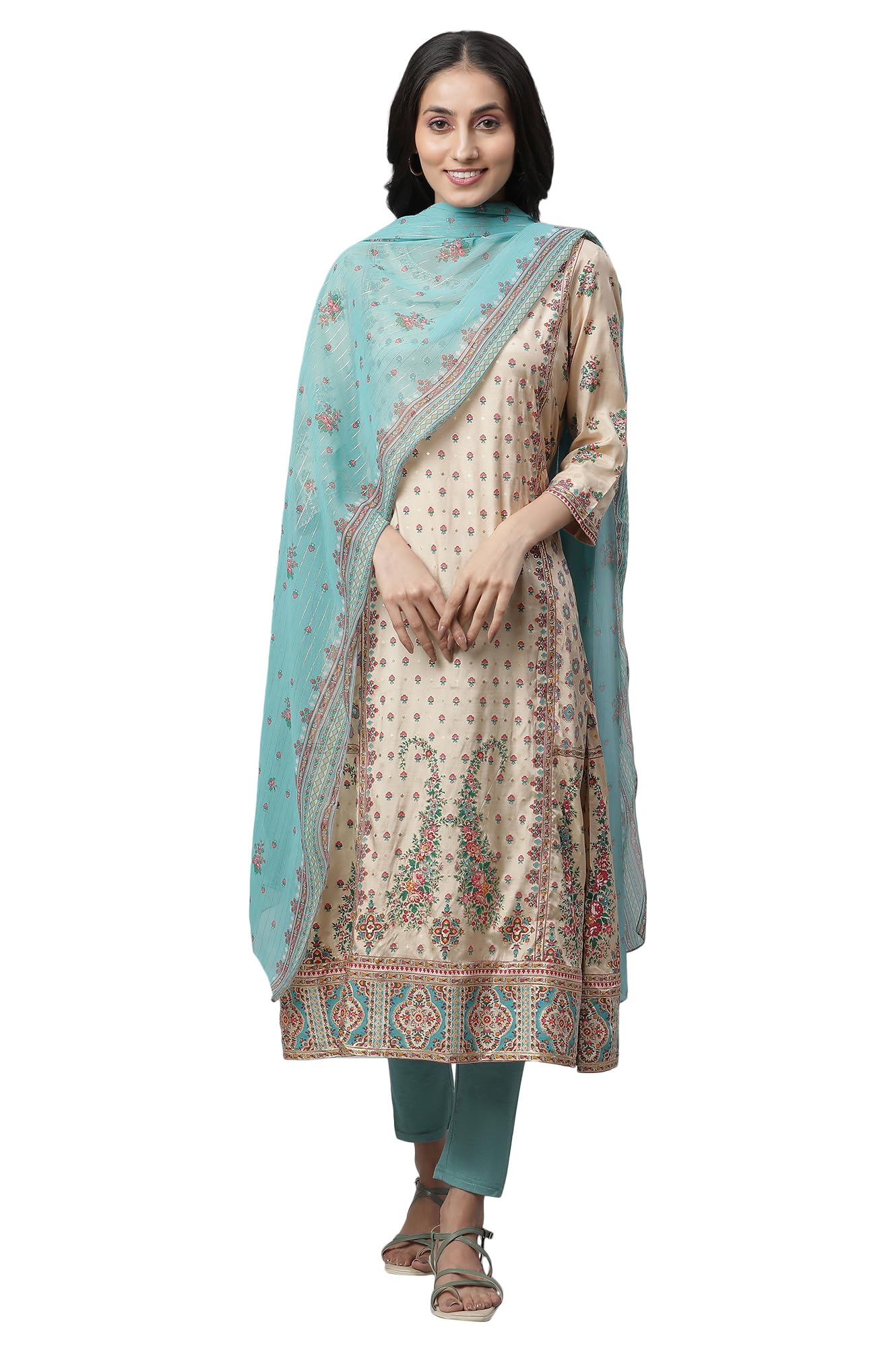 Aurelia Women Polyester Dupatta 23Aua80002-507114-Blue-Fs