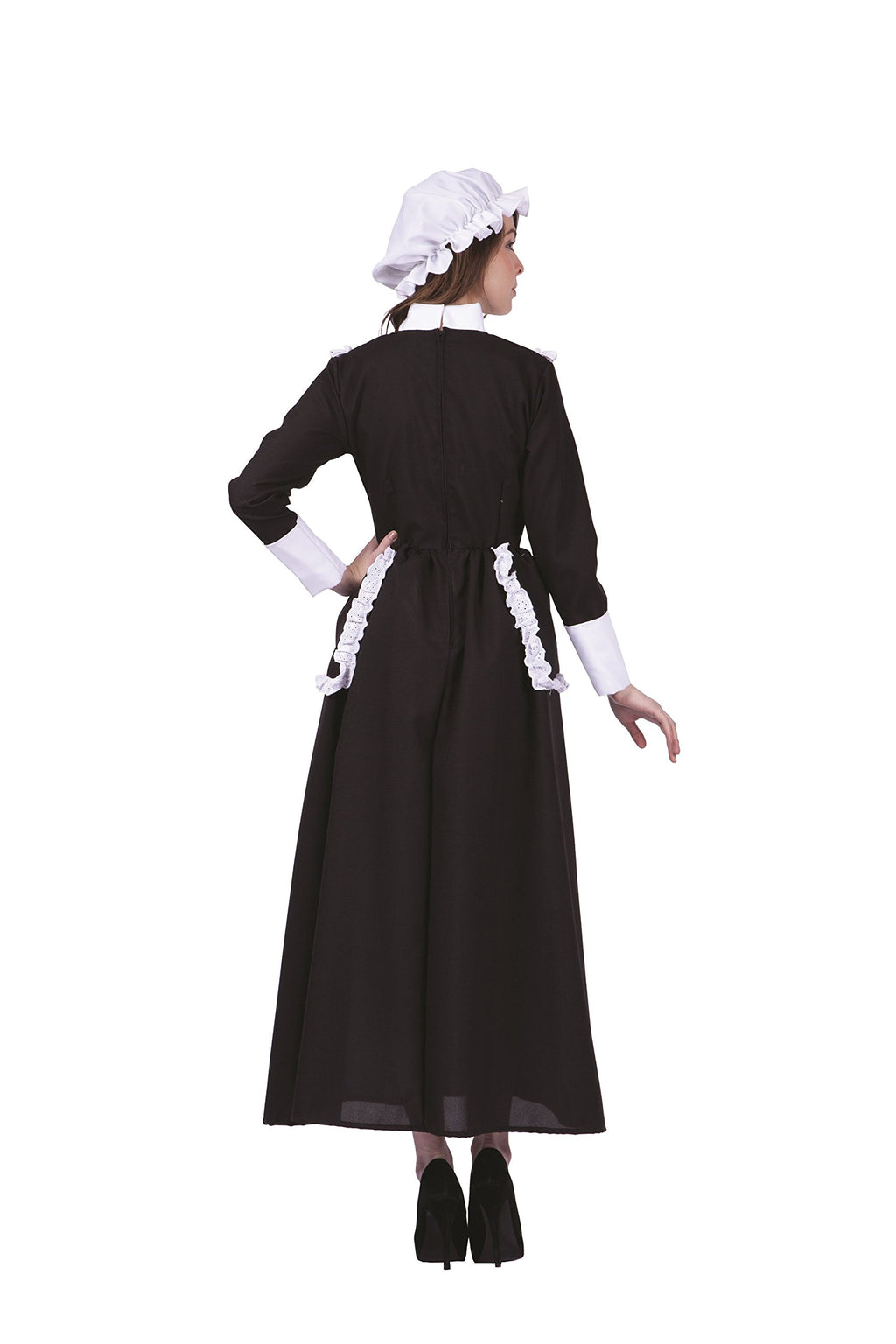 RG Costumes Women's Proper Pilgrim Lady, Black/White, Medium