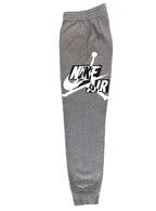 Jordan Boys Youth Classics Jogger Fleece Sweatpants Size M, L, XL (Carbon Heather (95A434), Large)