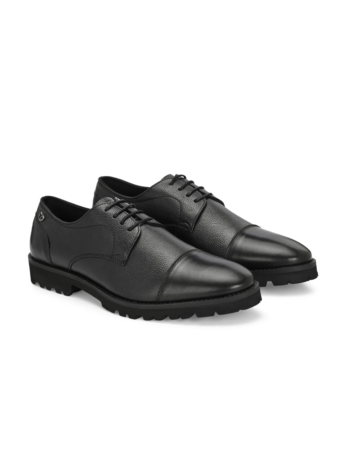 Delize Mens Black Oxford Shoes 11