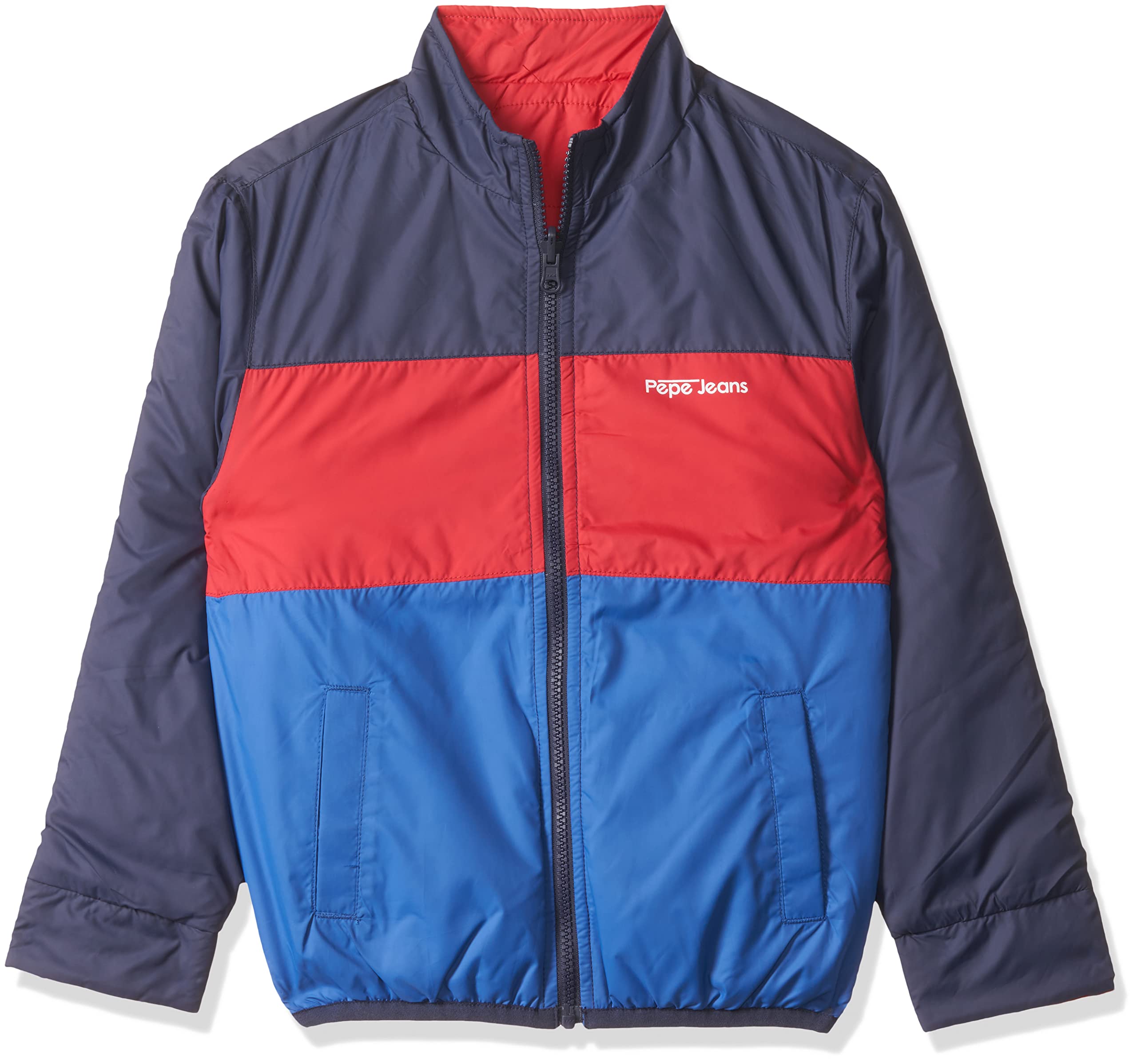 Pepe Jeans BoyS Jackets (Pb401119_8-9 Years, Red, 8-9 Years)