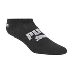 PUMA Womens 6 Pack Runner Socks, Black/Grey/White Logo, 9-11
