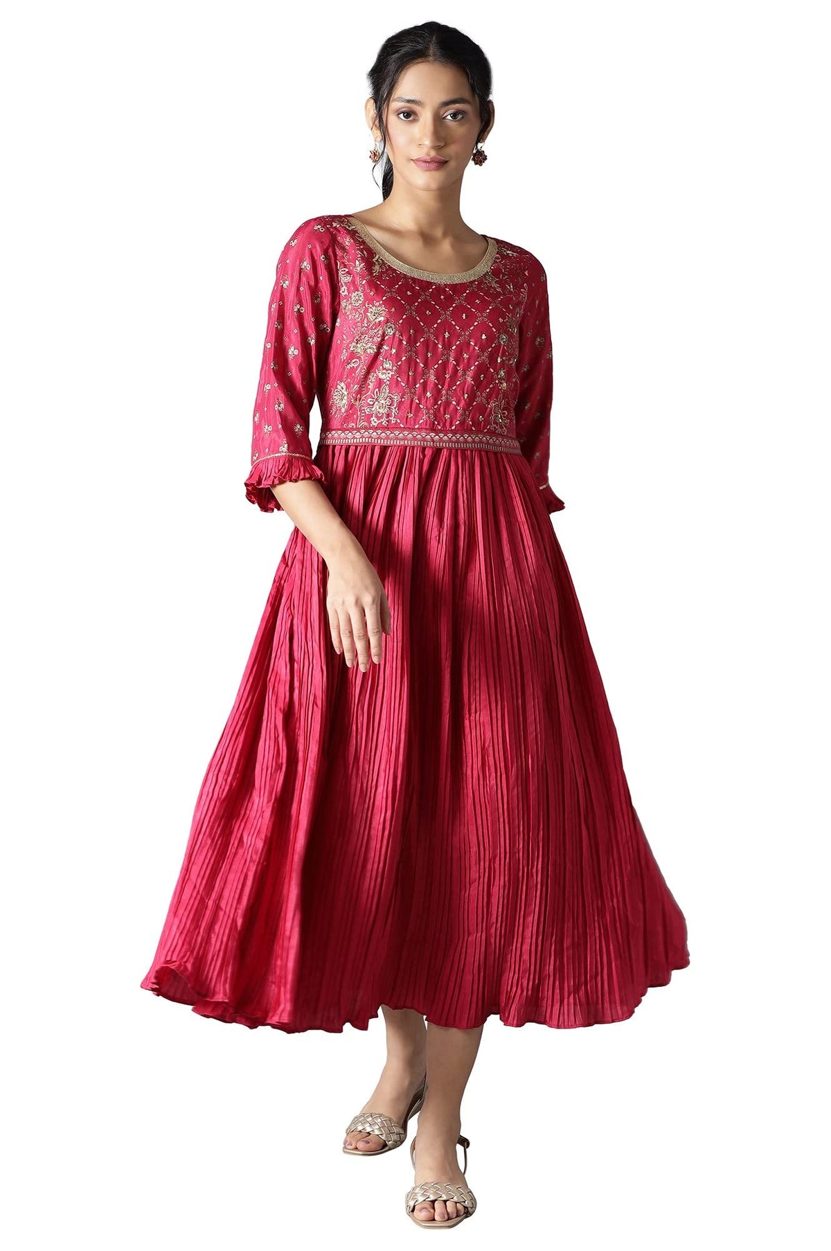 Pink Poly Georgette AliaS Dress