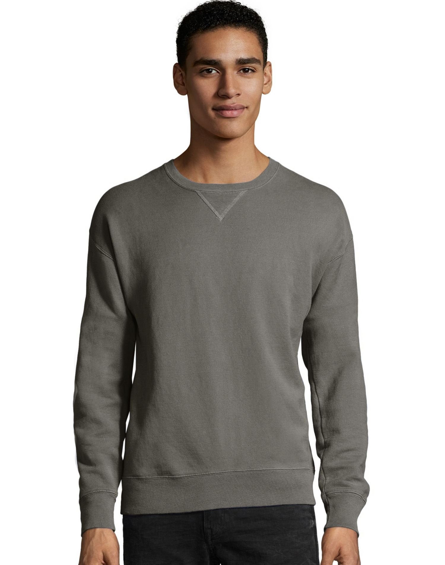 Unisex crew Sweatshirt - BLAcK - S(D0102H7K03P)