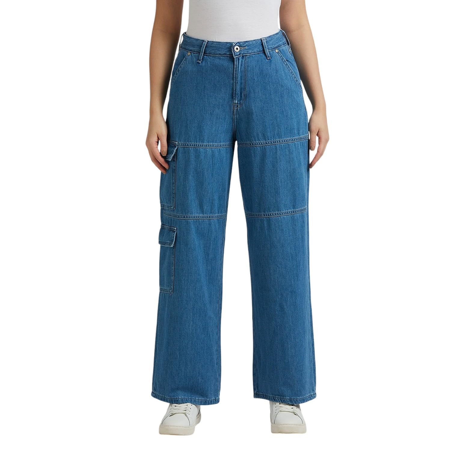 Pepe Jeans WomenS Straight Jeans (Pl204978J678_Med Used