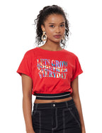 Pepe Jeans WomenS Regular Fit Foil Printed T-Shirts