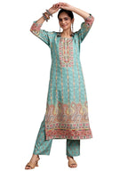 Libas Womens Printed Crepe Straight Kurta For Women
