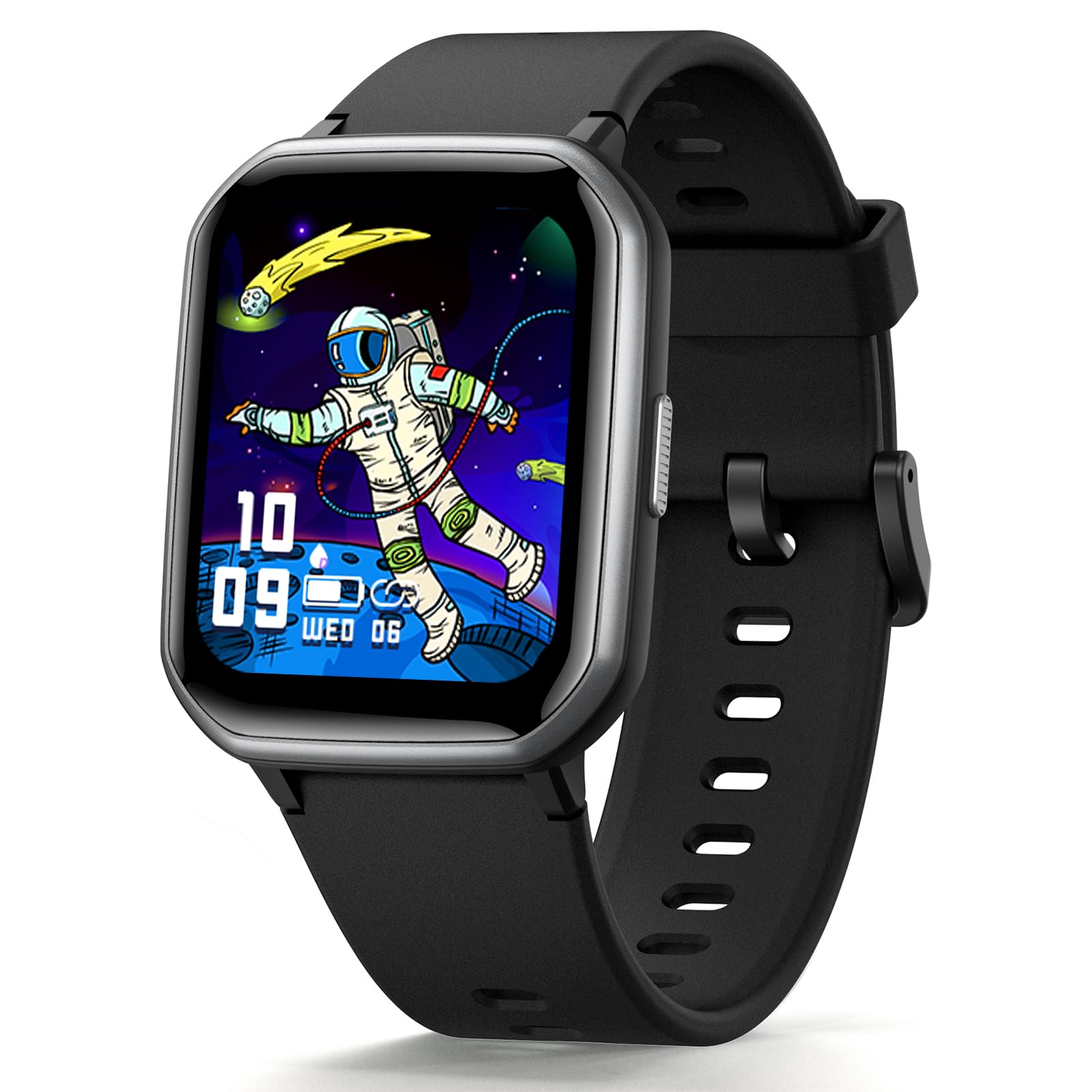 YOUSOKU Kids Smart Watch Girls Boys, Fitness Tracker for Kids, 1.5 Inch DIY Dial, 19 Sport Modes, Sleep Monitor, Pedometers, Hea