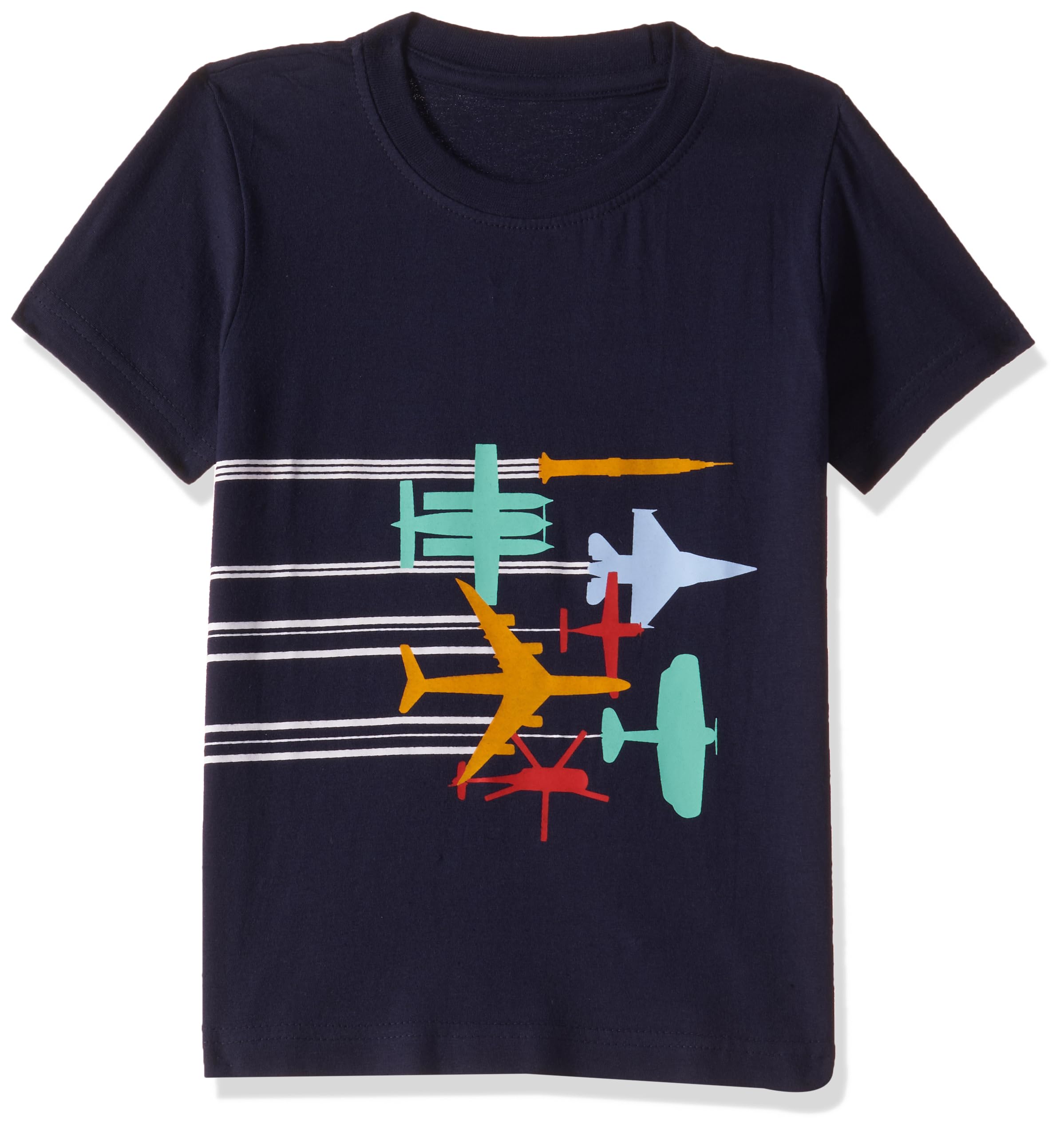 T2F Boy Cotton Printed Regular Fit T-Shirt (Pack of 5),Multicolour,6-7 Years