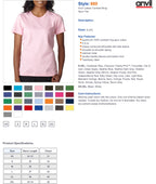 Ladies Lightweight T-Shirt - WHITE - 3XL(D0102H7KJM2)