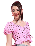 Ketch WomenS Regular Fit Tops (Khtp000327_Pink/Brown