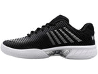 K-Swiss Women's Hypercourt Express 2 Tennis Shoe, Black/White/Silver, 8.5 M