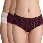 Nykd (Nyp100 Assorted Breathable Cotton Hipster Panty Set For Women | Mid Rise, Medium Coverage With Anti Bacterial & Anti Odour
