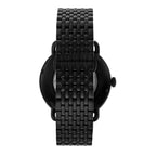 Emporio Armani Aviator Analog Black Dial Men's Watch-AR60025, Black, strap