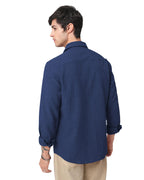 I Enterprise Mens Spread Collar Long Sleeve Multicolor Solid Regular Shirt Slim Fit Office Wear ShirtS For Men | Textured Long