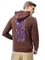 Bewakoof Official Marvel Merchandise Mens Graphic Printed Regular Fit Hoodies_624910_Maroon_XL