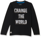 Pepe Jeans BoyS Tees (Pb503340_8-9 Years, Black, 8-9 Years)