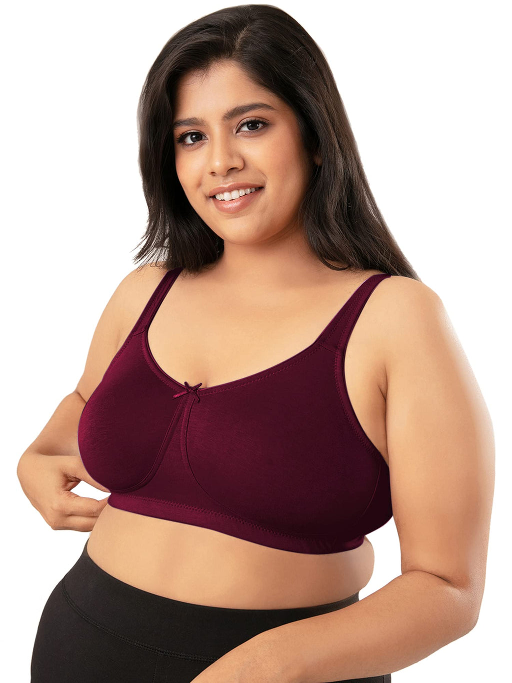 Nykd (Nyb105 Cotton Non Padded & Non Wired Everyday Bra For Women | Full Coverage Bra With No Sweat & Breast Separating Feature 