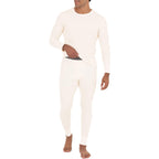 Fruit of the Loom Men's Recycled Premium Waffle Thermal Underwear Long Johns Bottom (1, 2, 3, and 4 Packs), Natural, 5X-Large