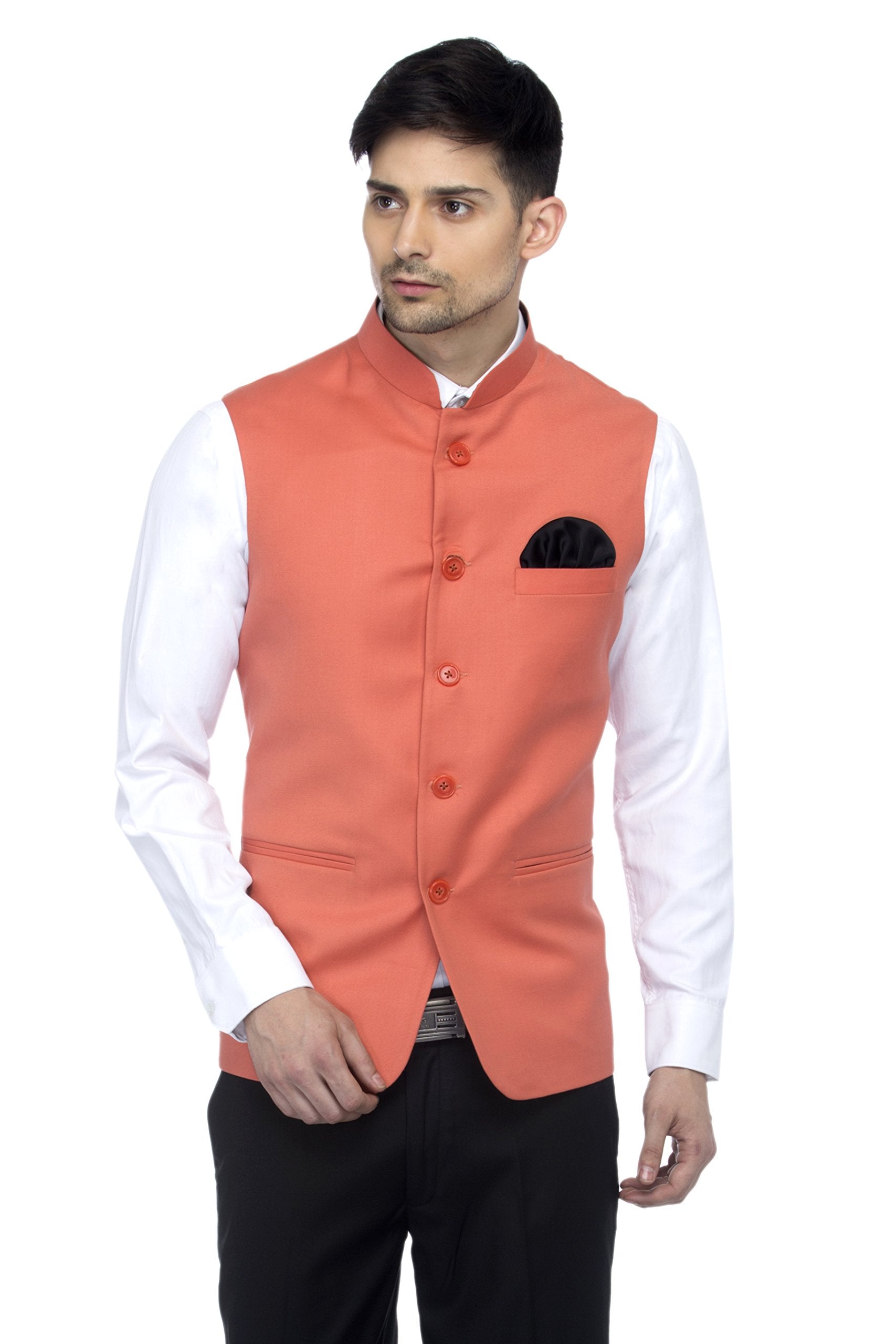 Favoroski Men'S Slim Fit Nehru Jacket Ethnic Bandhgala Waistcoat (New_Favjc161132)