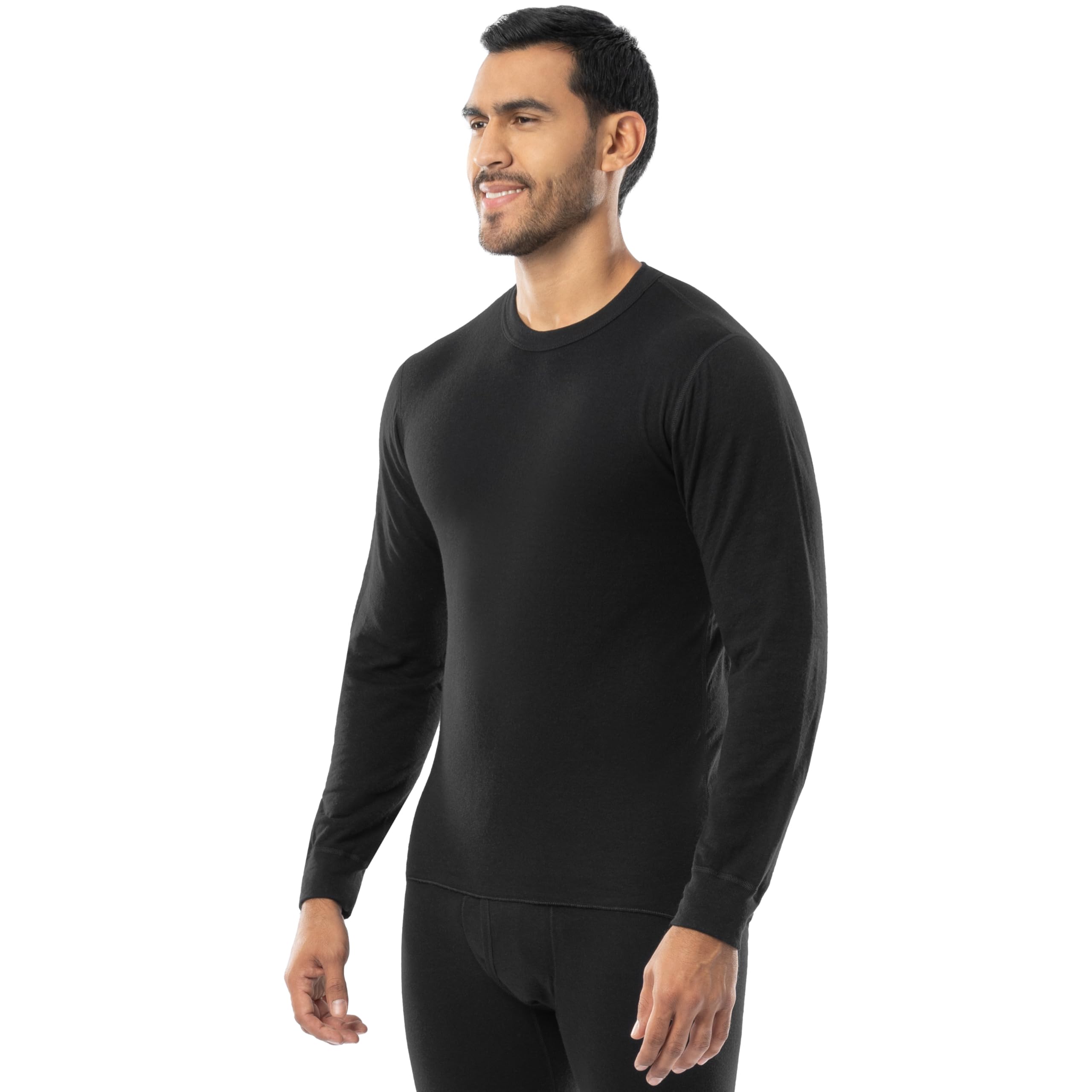 ColdPruf Basic Dual-Layer Crewneck Base Layer, Thermal Long-Sleeve, Men