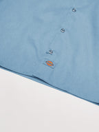 Dickies Men's Short-Sleeve Work Shirt, Light Blue, Large
