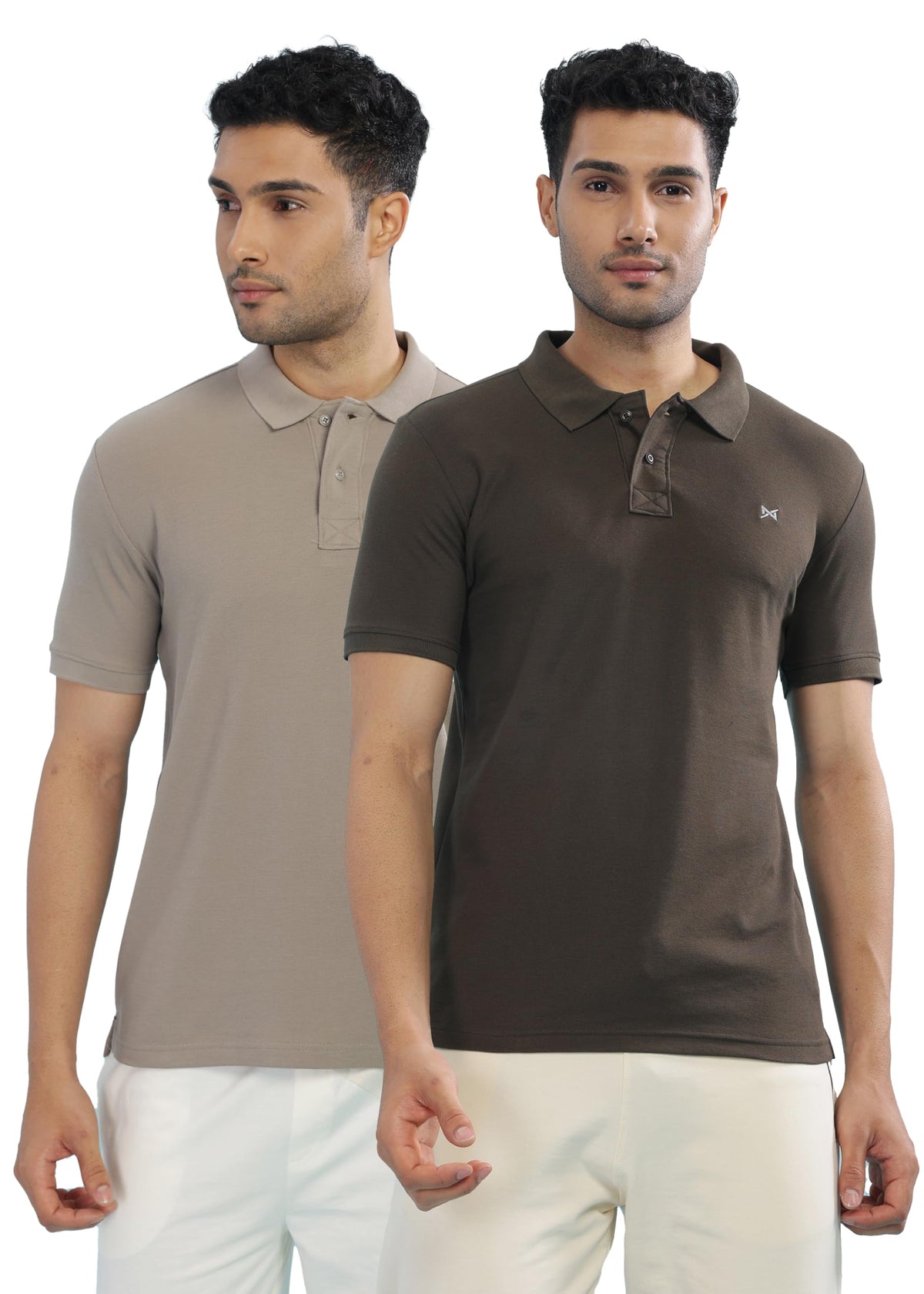 Force NXT SuperCombedCotton Men Solid Polo Neck TShirt Multicolour 2