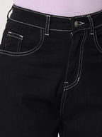Kotty Womens Cotton Lycra Blend Straight Fit High Rise Jeans