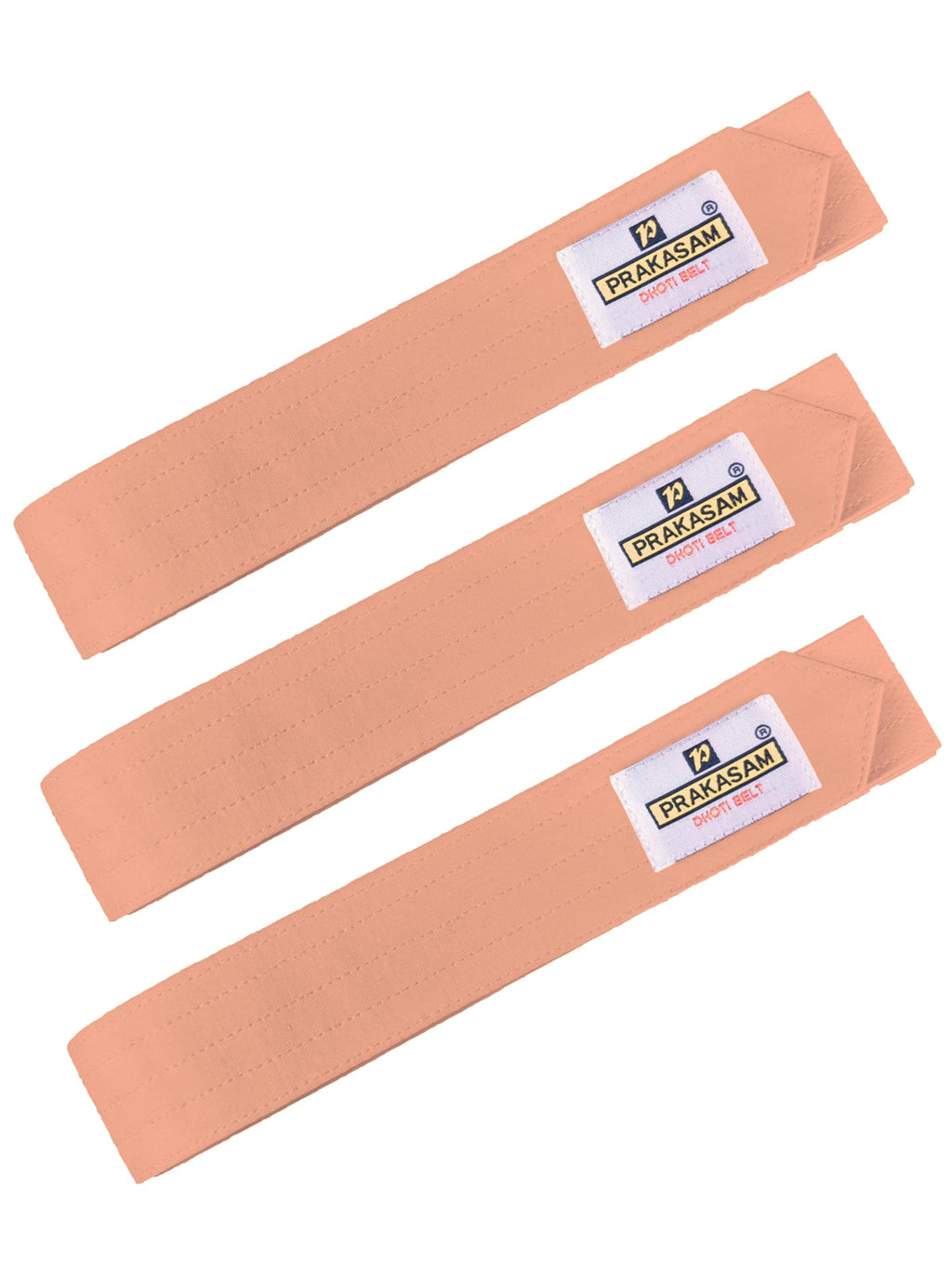 PRAKASAM COTTON Mens Cotton Dhoti Belt | Durable Canvas Cotton Waist Belt for Traditional Dhoti | Adjustable & Comfortable Dhoti