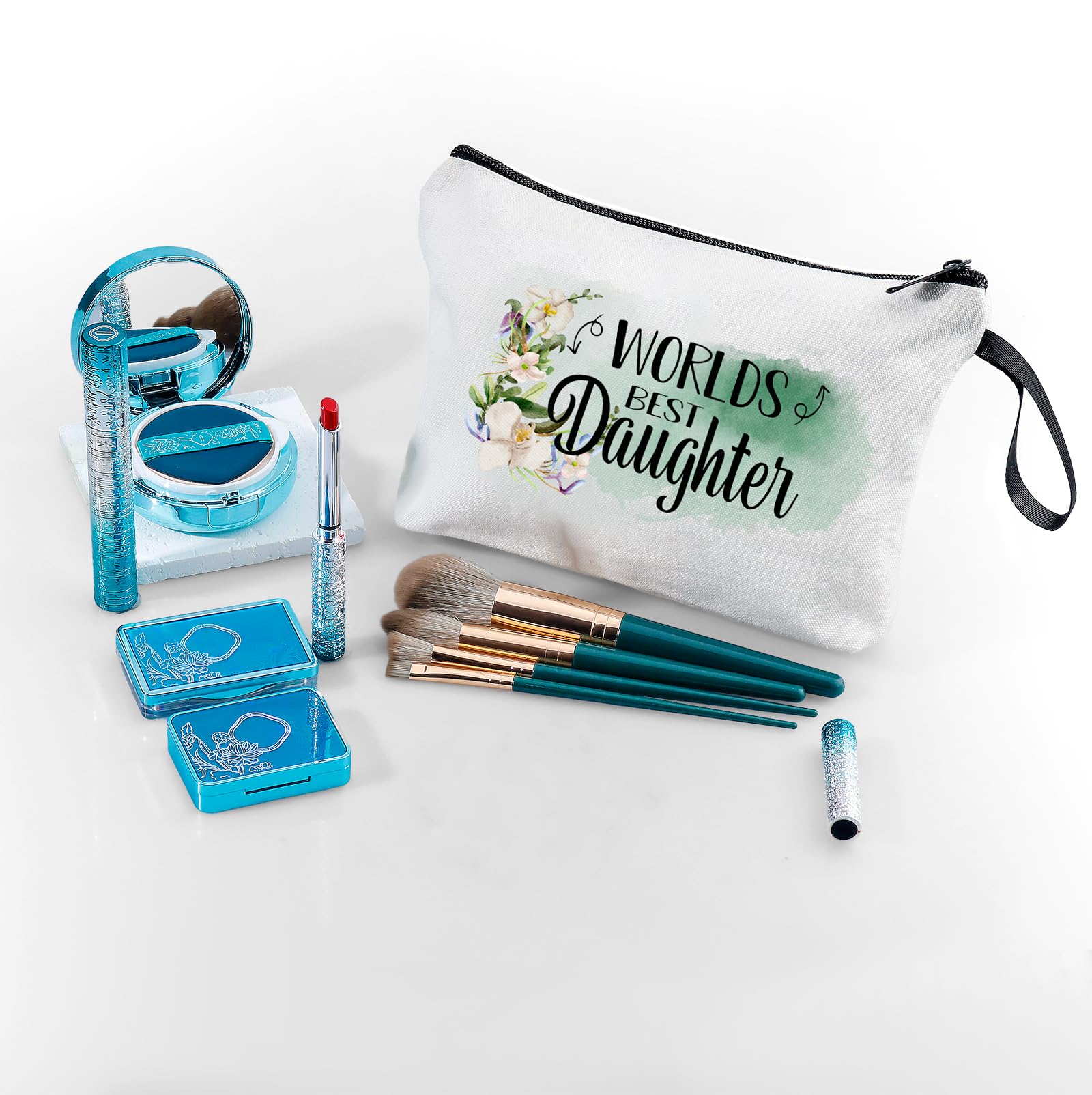 Daughter Gifts from Mom Daughter Gifts Gifts for Daughter Birthday Gift for Daughter Small Make Up Travel Cosmetic Bag Bridal Sh