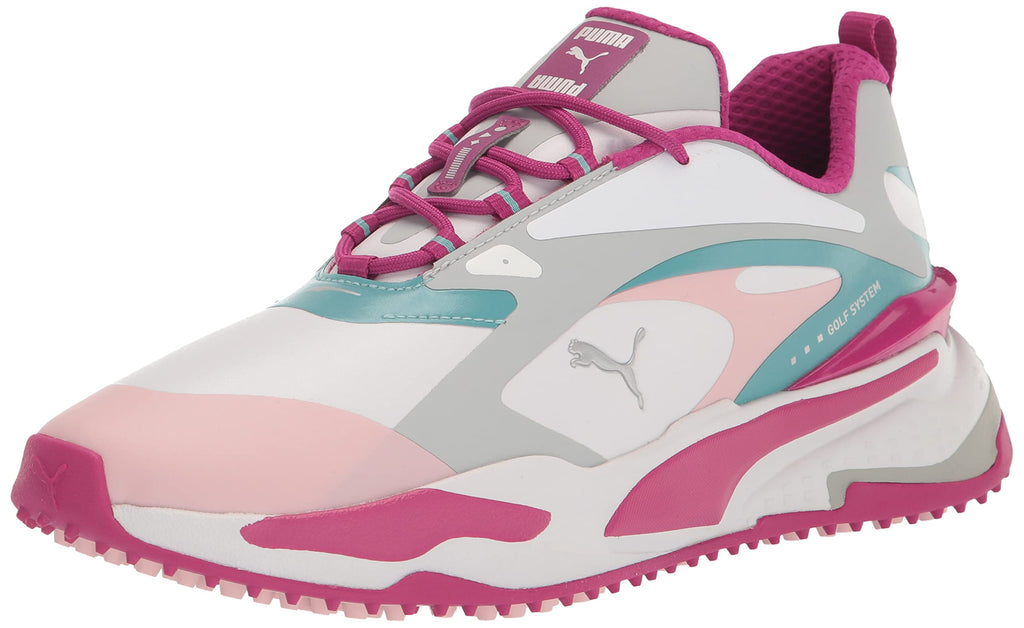 Puma 376584057 Gs-Fast WMNS Puma White-Chalk Pink-Porcelai 7 Womens