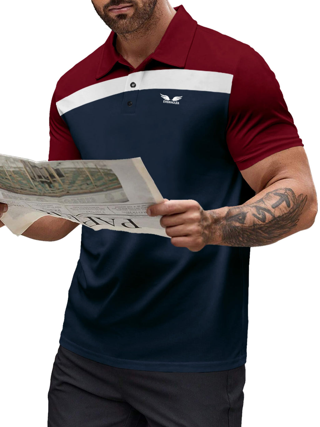 Noble Monk MenS Regular Fit Pure Cotton Polo T Shirt |Half Sleeves |Collar Tshirts | Casual T-Shirt For Men