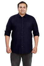 BE ACTIVE Mens Casual 100% Cotton Solid Plus Size Shirt || Plus Size Shirts for Men || Casual Plus Size Shirt || Casual Wear Sh